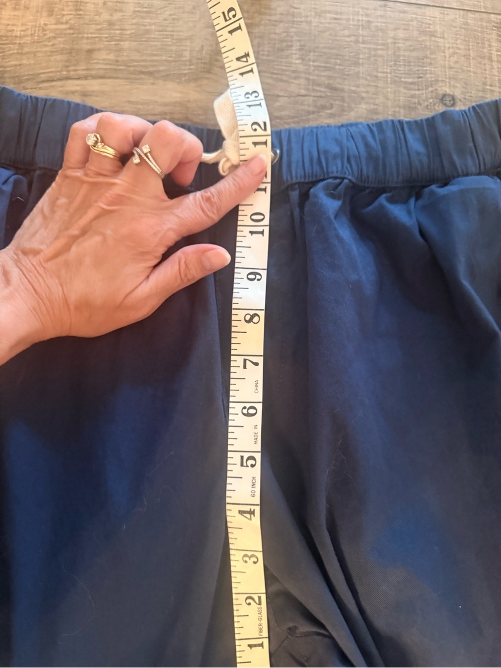 Pact Coastal Crop Pants Navy Organic Cotton XXL - Picture 5 of 8